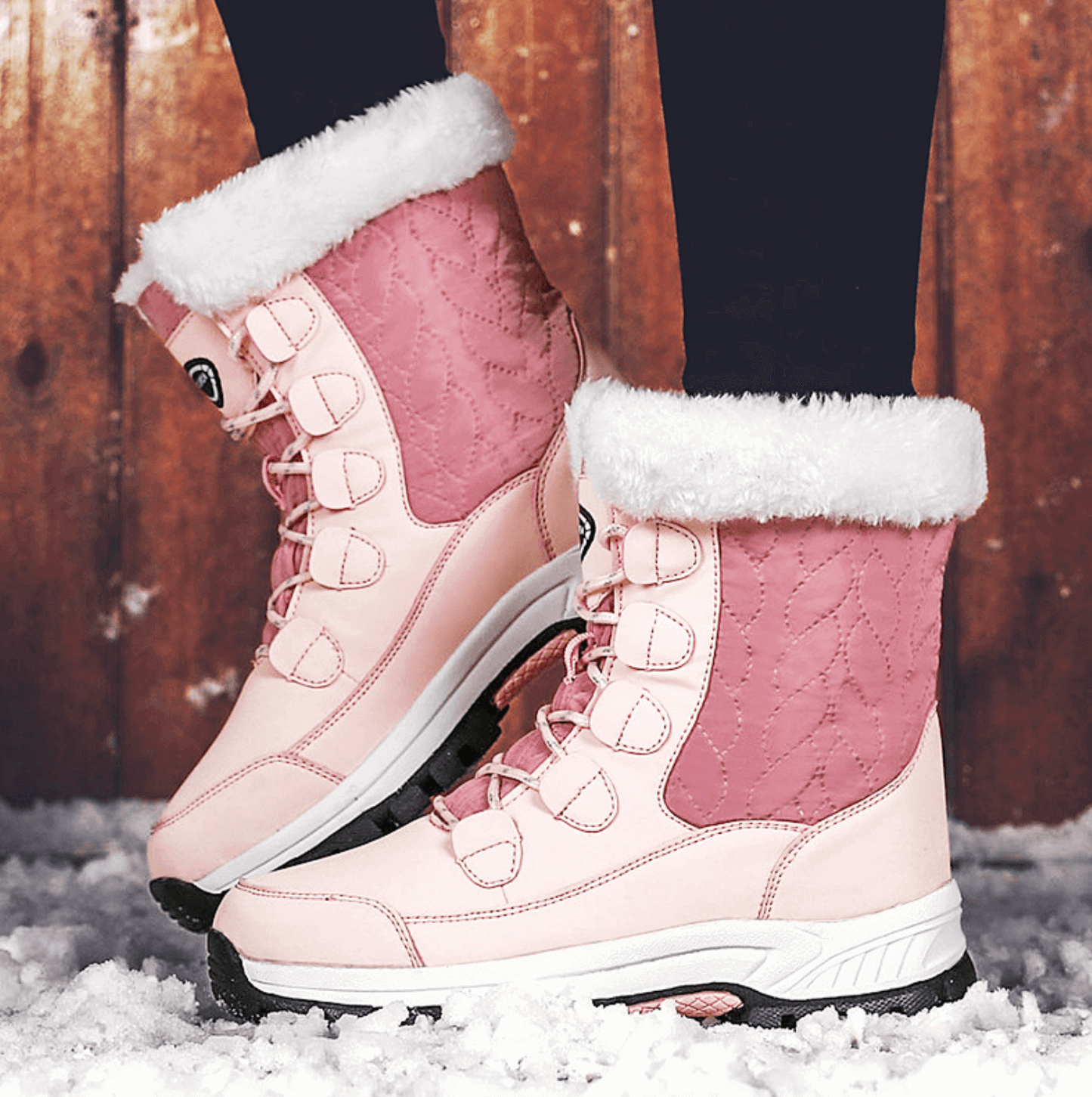 Women's Plus fleece Winter Boots