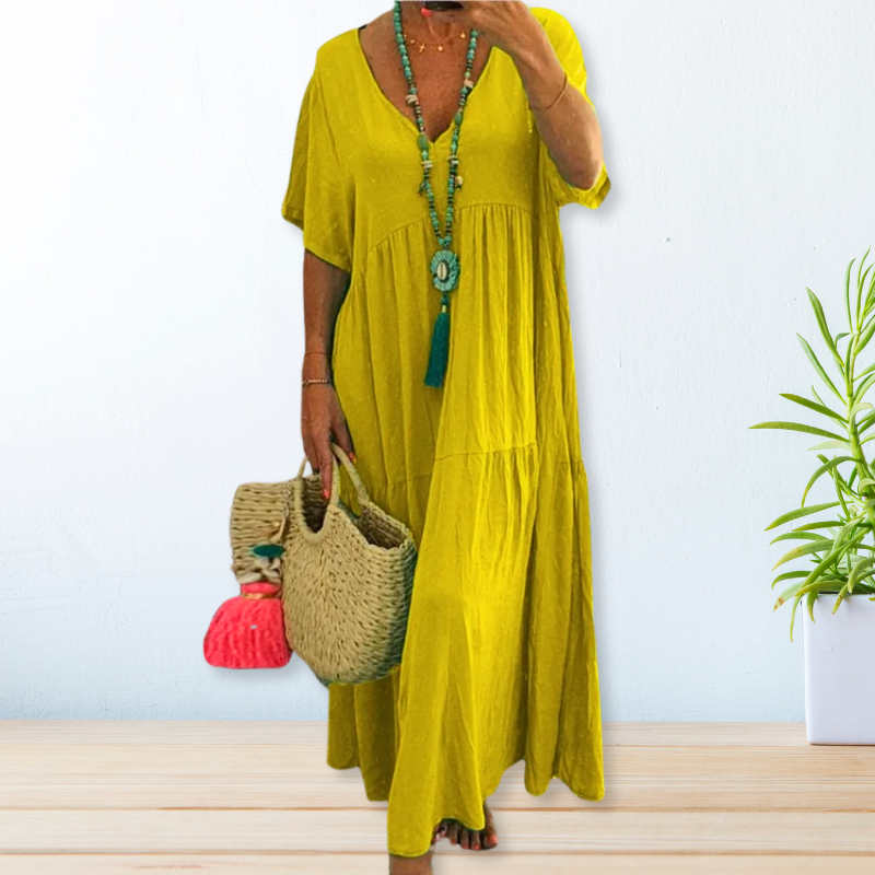 BAHAMAâ„?- Cotton Linen Dress
