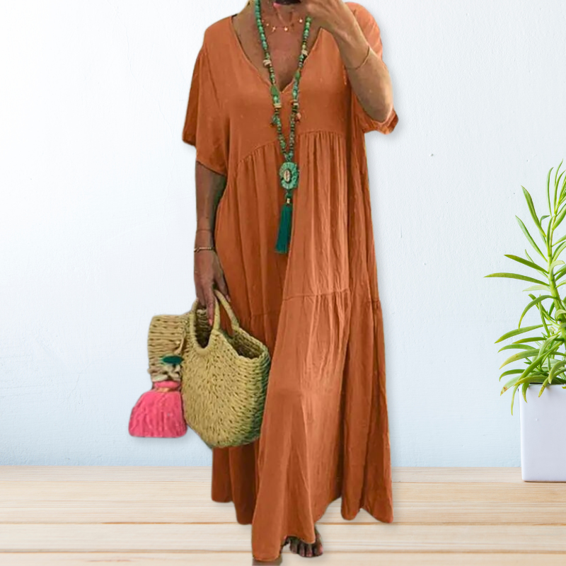 BAHAMAâ„?- Cotton Linen Dress