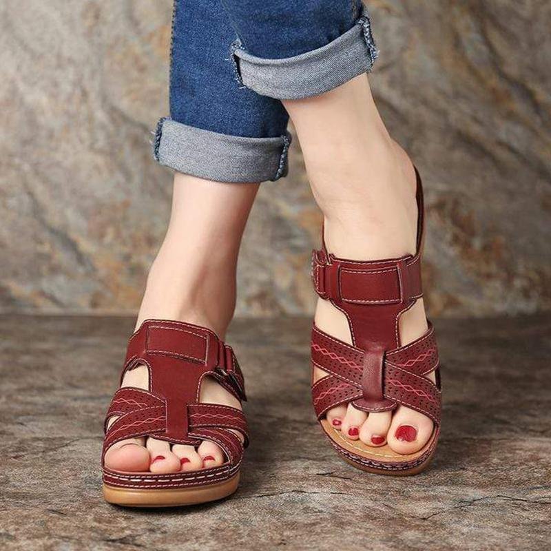Premium Orthopaedic Open Toe Bunion Corrector Wedge Sandals