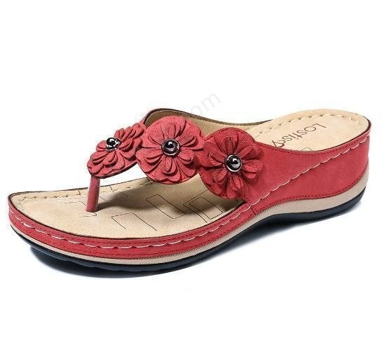 Lightweight Flowers Clip Toe Sandals
