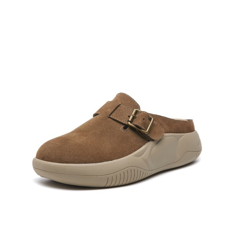 Women's Authentic Toe Box Half Outer Wear Sandals
