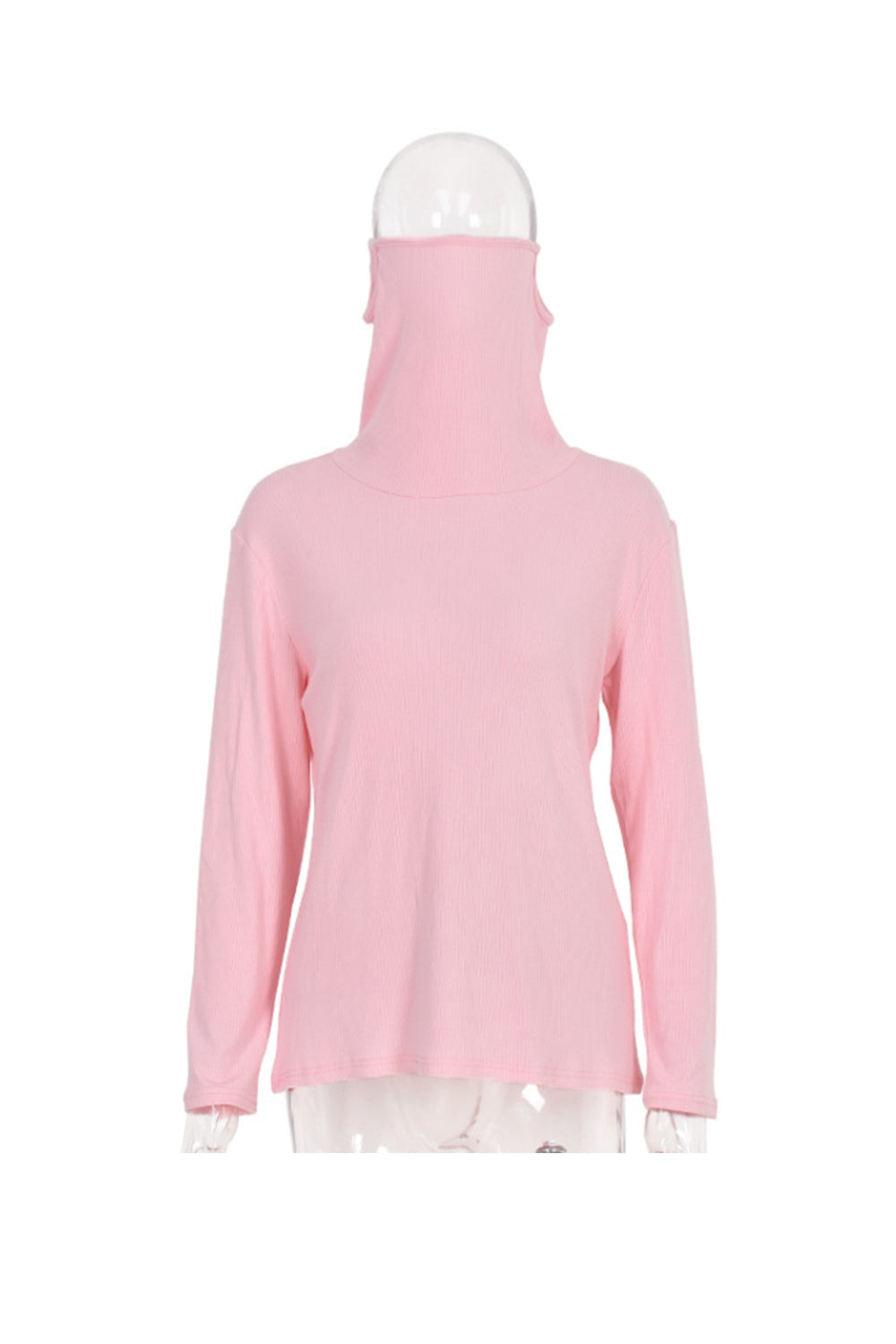 Stacked Collar Mask Fleece Top