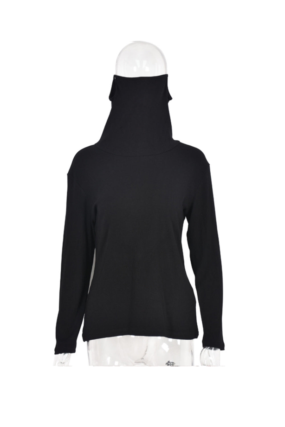 Stacked Collar Mask Fleece Top