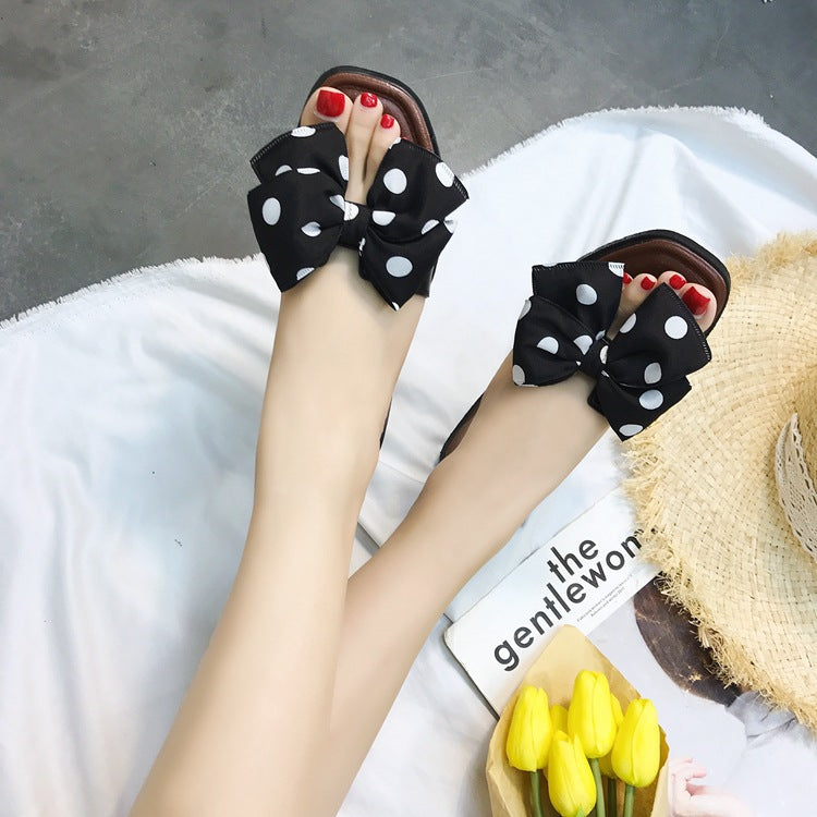 Women's Shark Fashion Bowknot Summer Indoor Outdoor Sandals