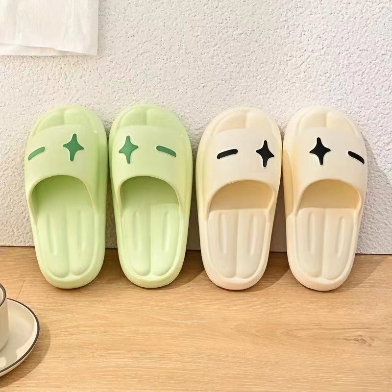 Women's & Men's Slip-on Home Indoor Bathroom Outdoor Thick-soled Sandals