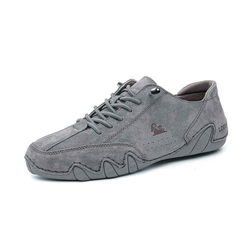 Italian Suede High Boots Handcrafted With Velcro 丨Special price limited time sale-FREE SHIPPING