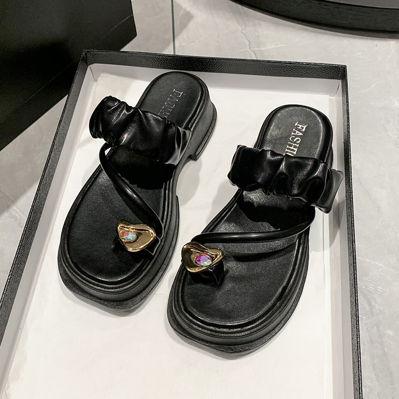 Women's Outdoor High Platform Beach Summer French Sandals