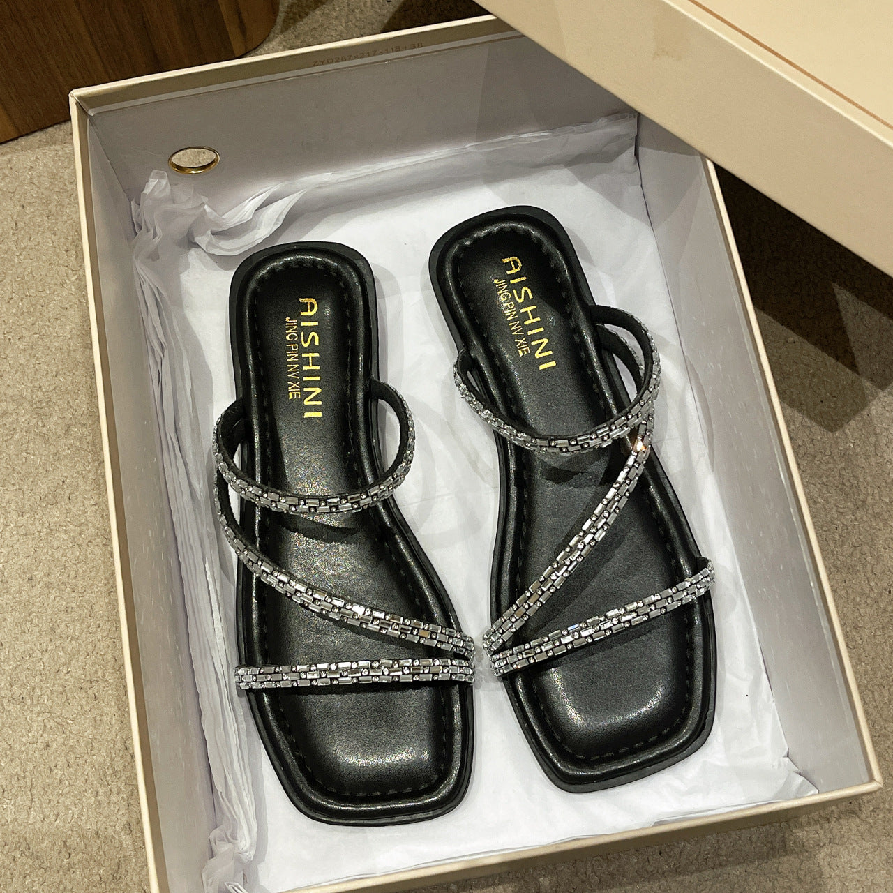 Women's Outdoor Soft Bottom Square Toe Fashion Sandals