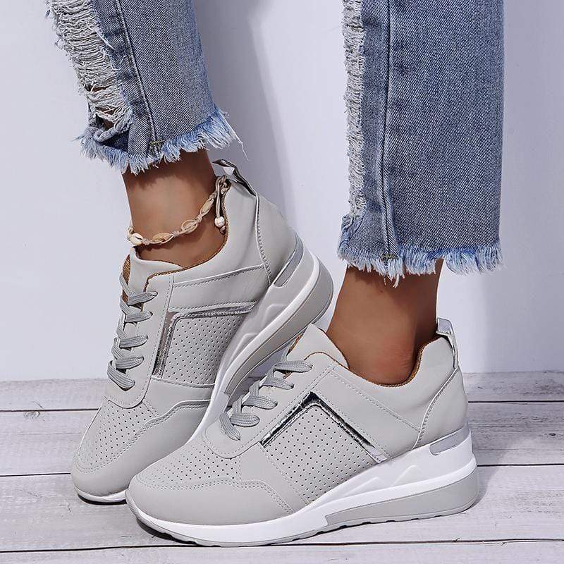 Women Orthopedic Wedges Sneakers Breathable Hollow Non-Slip Shoes