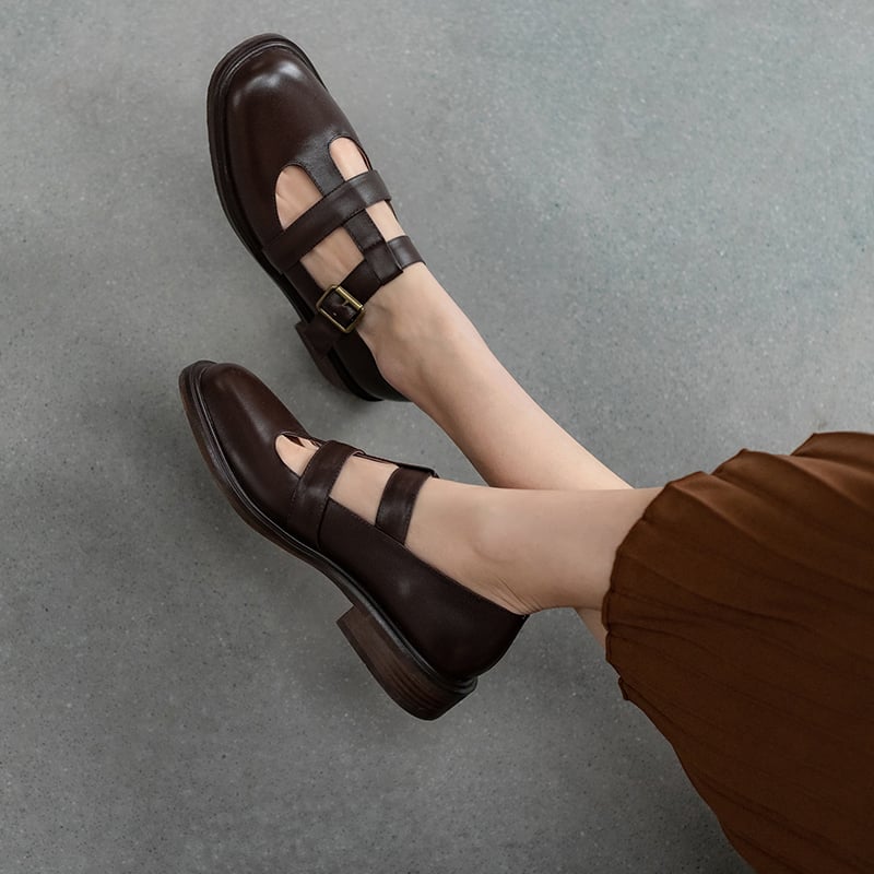 Taija Square Toe Block Heels Pumps
