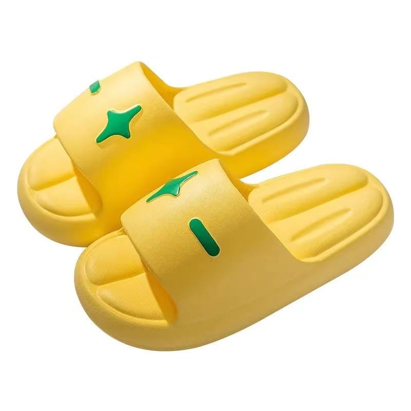 Women's & Men's Slip-on Home Indoor Bathroom Outdoor Thick-soled Sandals