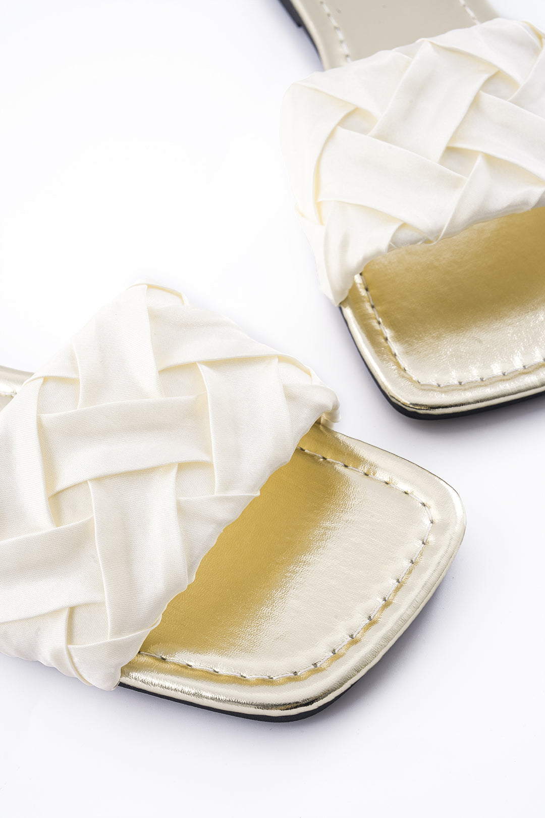 Square Toe Flat Slippers