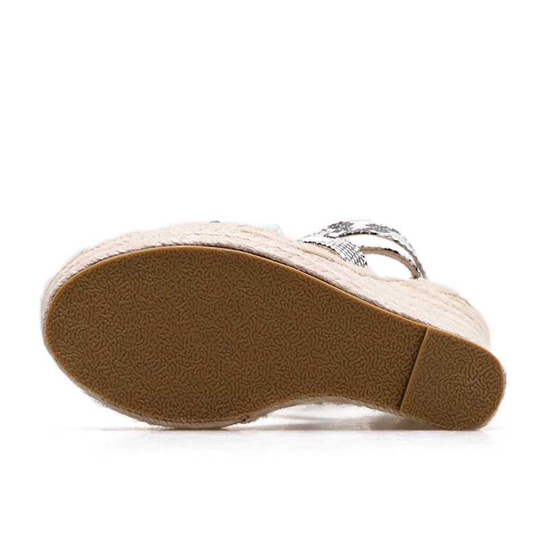Venomous Winding Wedges Heeled Sandal