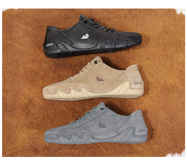 Italian Suede High Boots Handcrafted With Velcro 丨Special price limited time sale-FREE SHIPPING