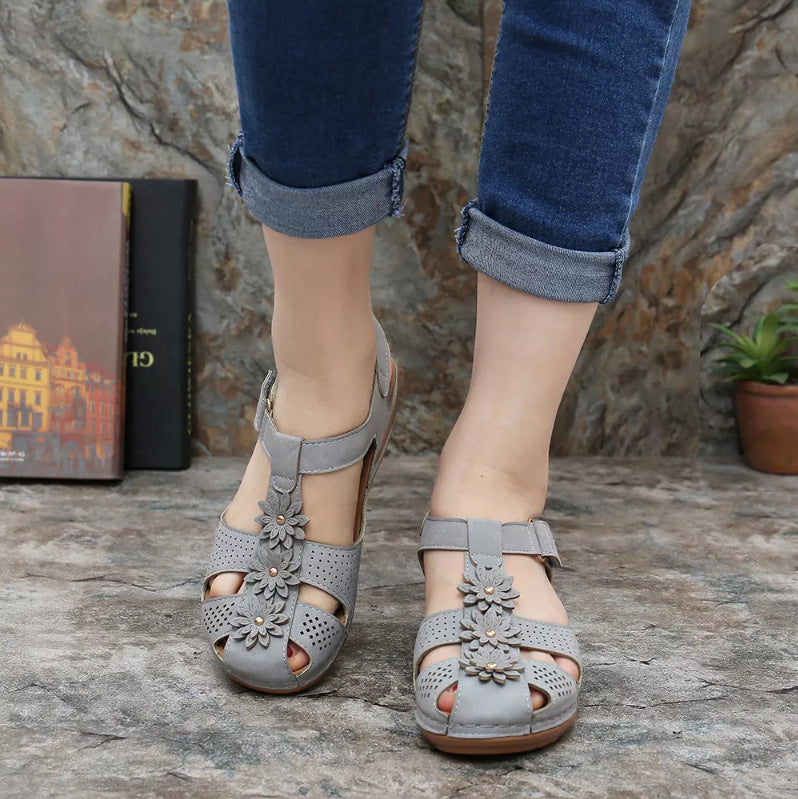 Summer Soft-Soled Hook And Loop Women's Shoes