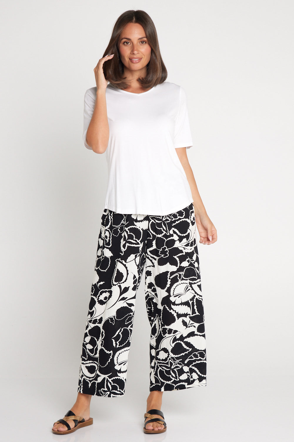 Belinda Modal Tee - White
