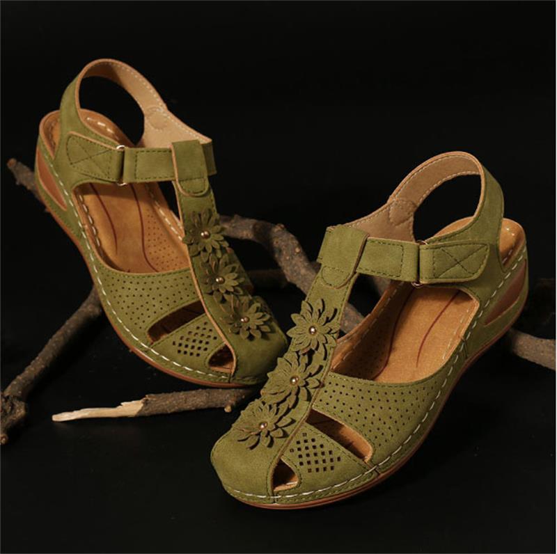 Summer Soft-Soled Hook And Loop Women's Shoes