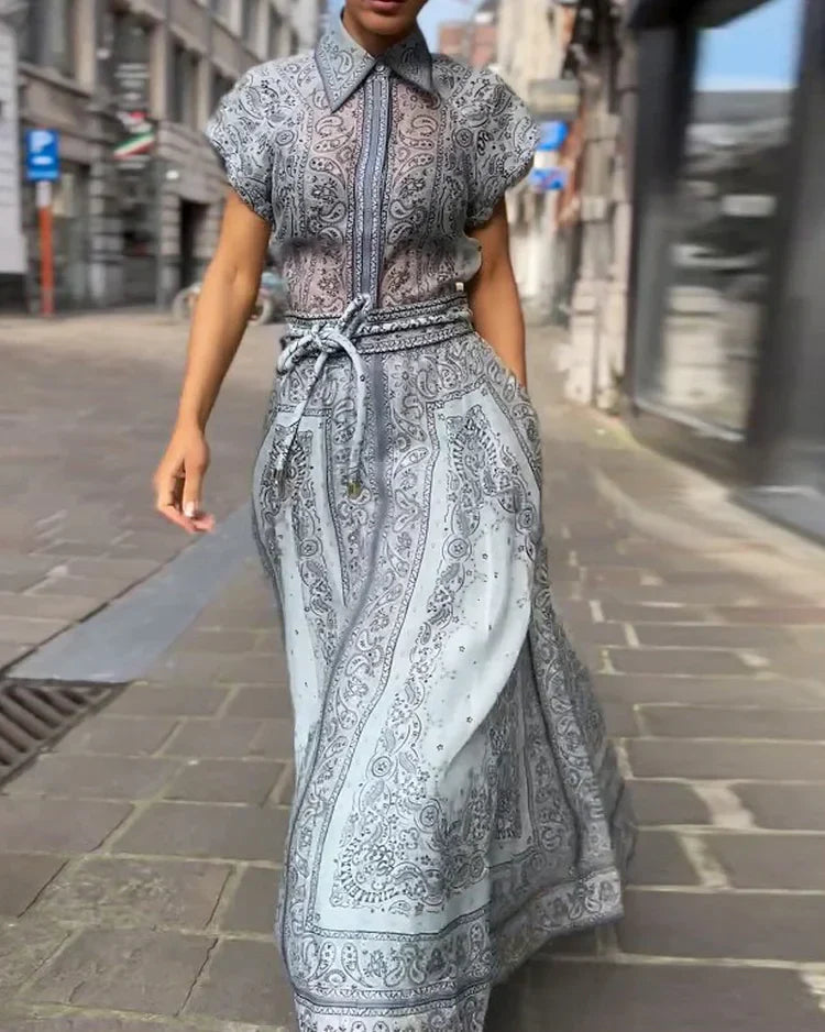 Adeleâ„?- Boho Print Two-Piece Set