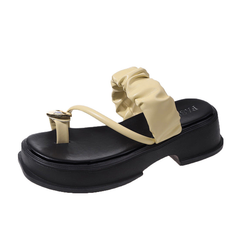 Women's Outdoor High Platform Beach Summer French Sandals