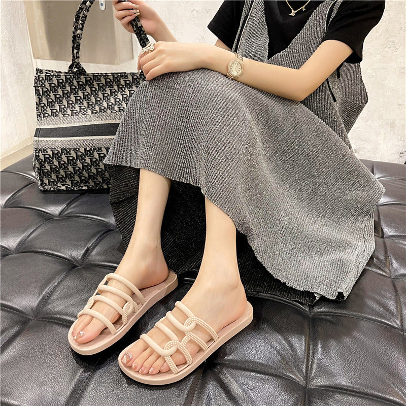 Women's Summer Strap Outdoor Fairy Style Home Indoor Sandals