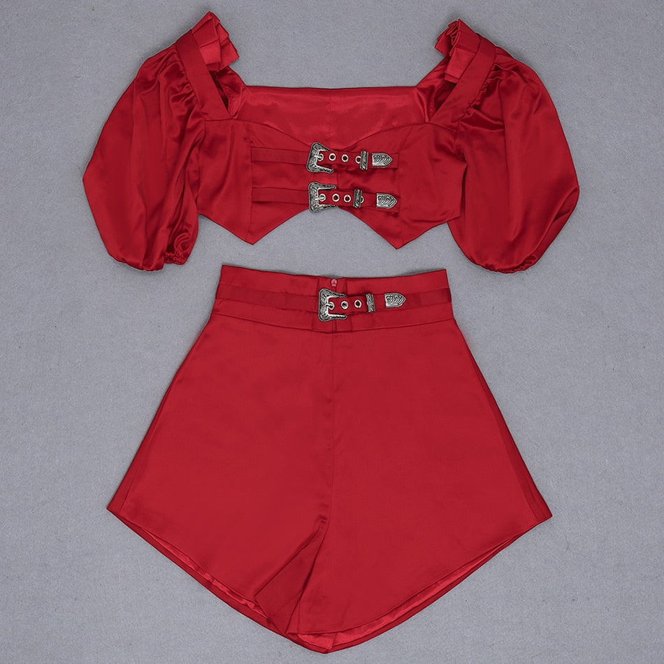A Love So Sweet Shorts Set