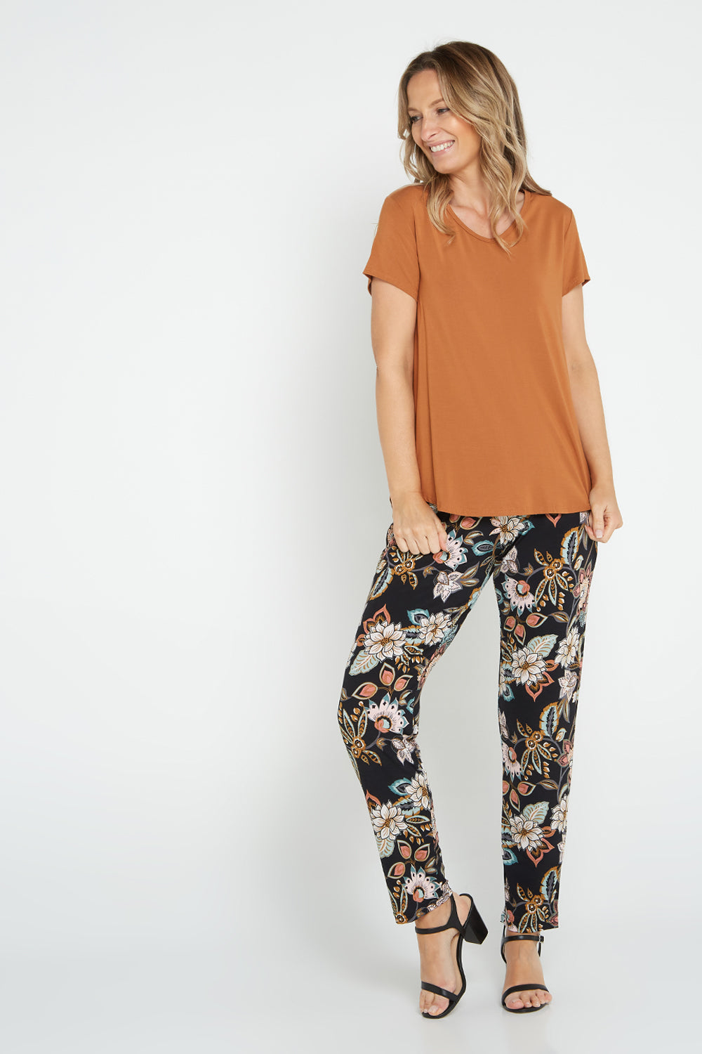 Bamboo Tee - Rust