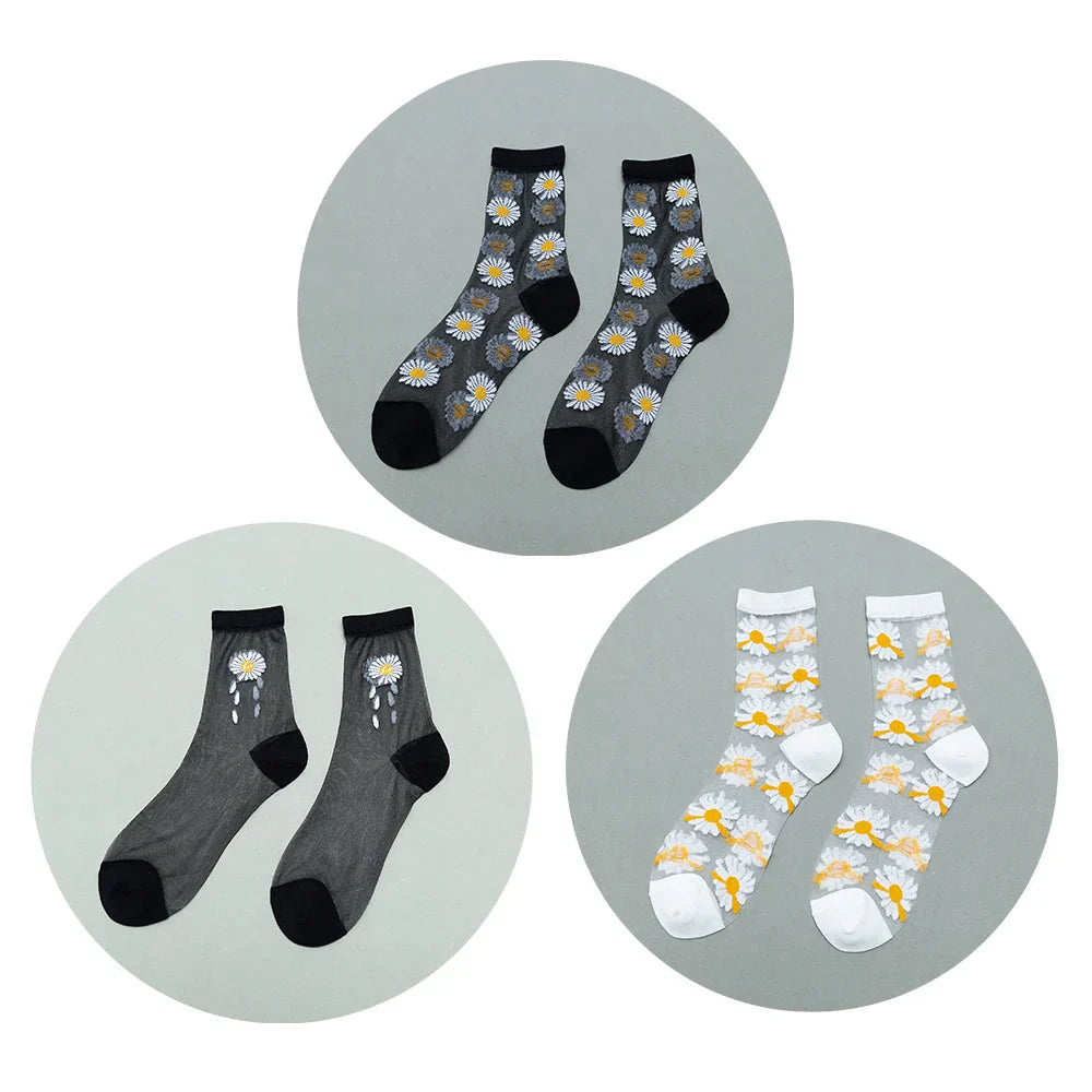 A Bloomy Summer Socks