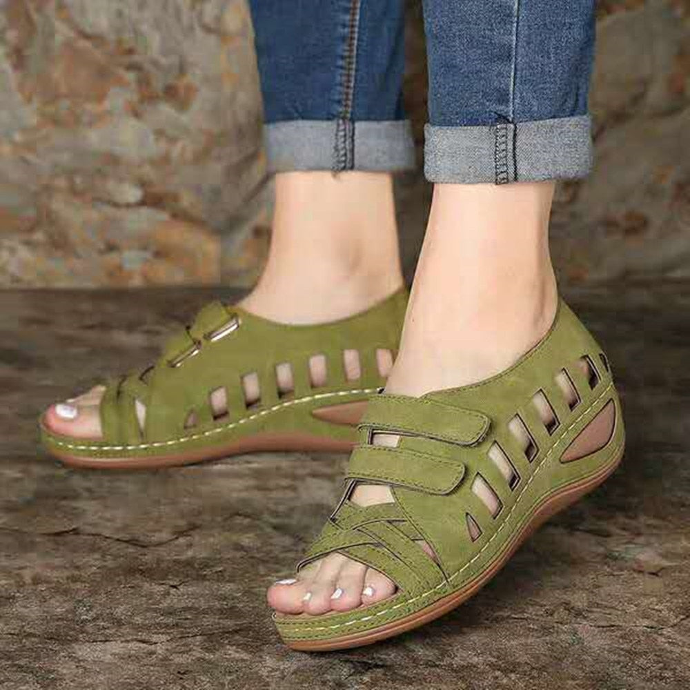 Flat Wedges Beach Sandals