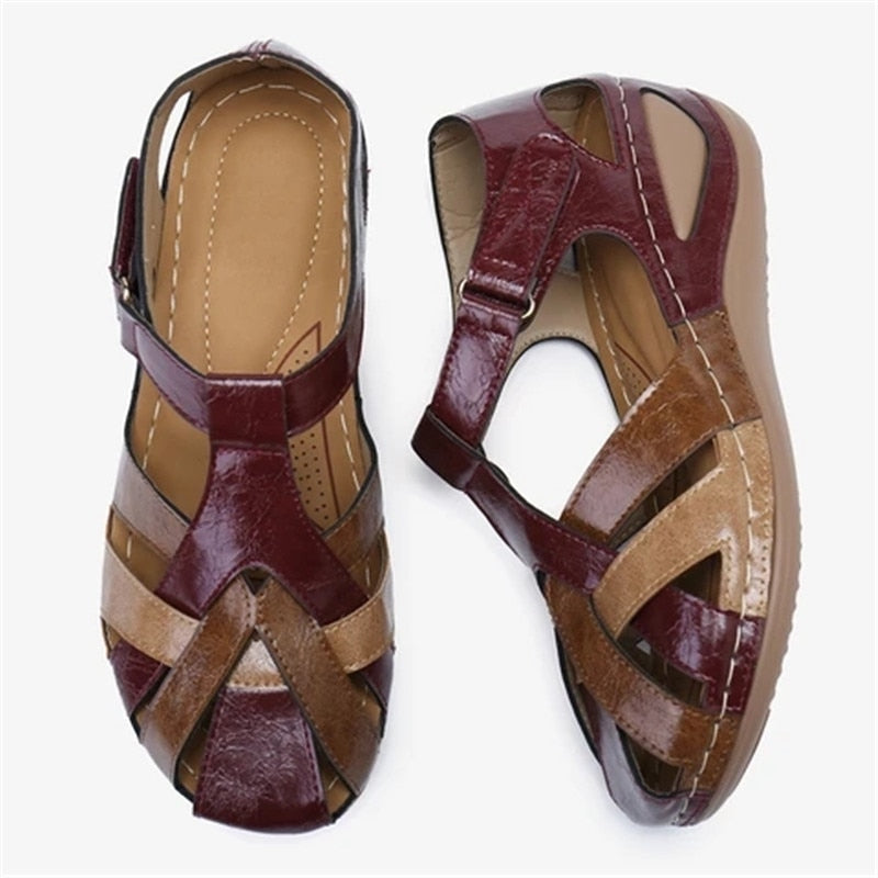 Round Head Wedges Sandals