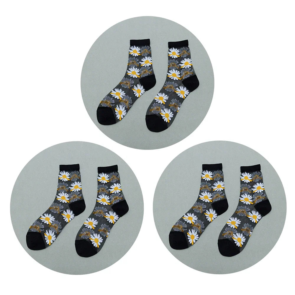 A Bloomy Summer Socks