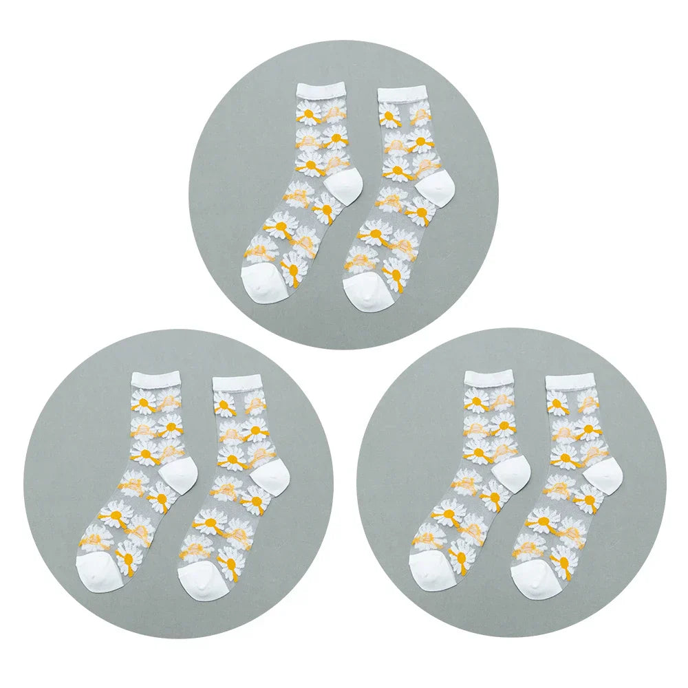 A Bloomy Summer Socks