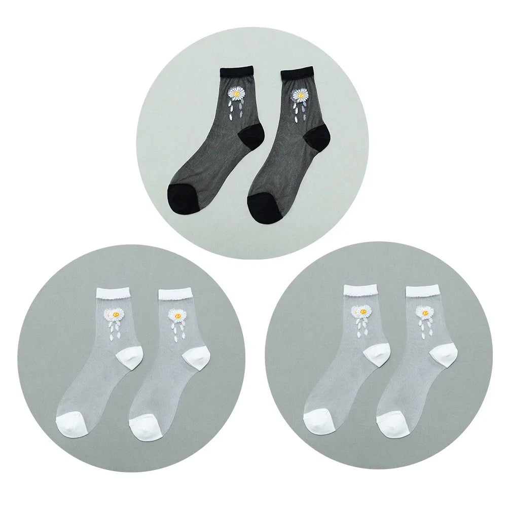 A Bloomy Summer Socks