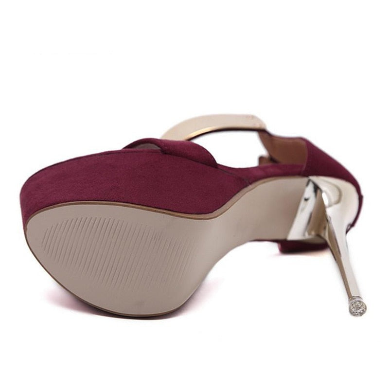 Past The Drama Pump Sandals