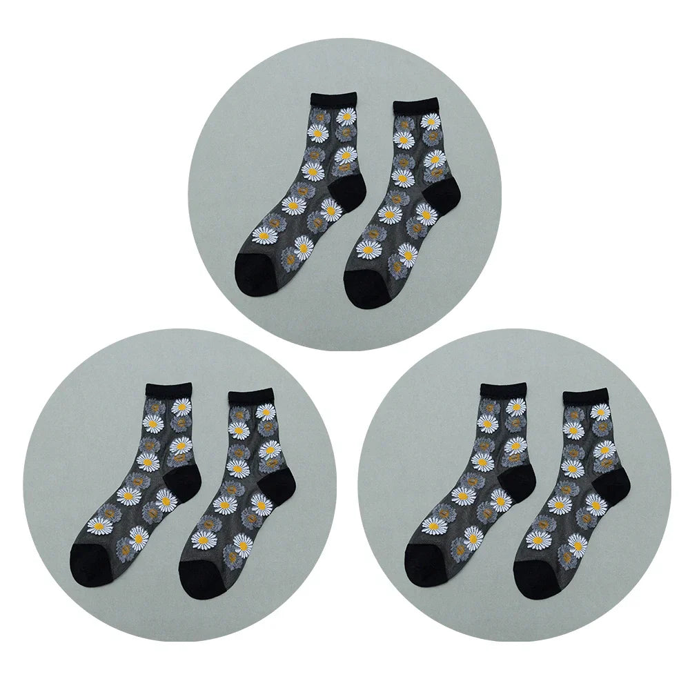 A Bloomy Summer Socks