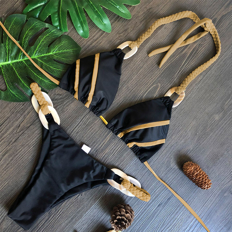 Beach Date Striped Bikini