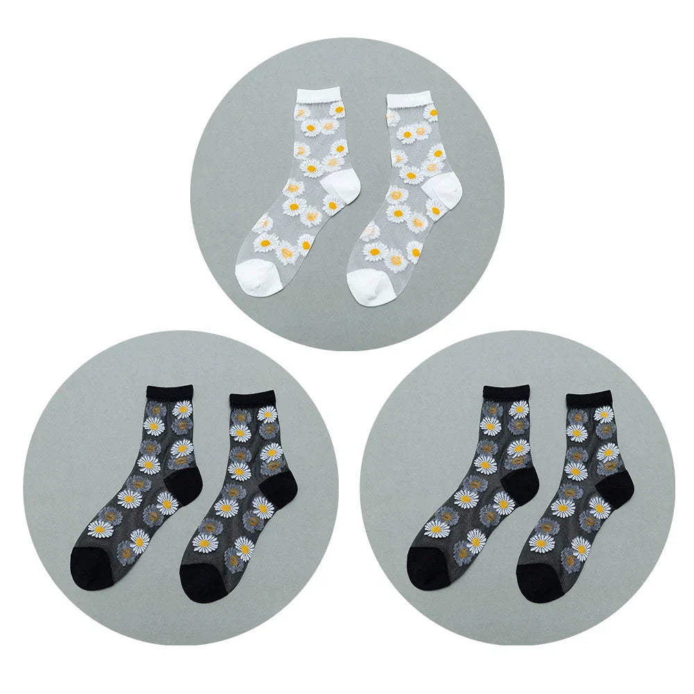 A Bloomy Summer Socks