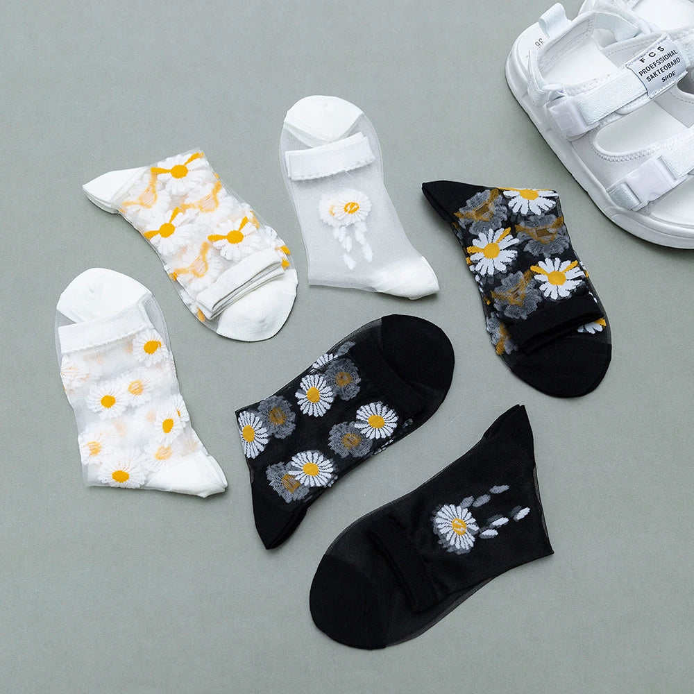 A Bloomy Summer Socks