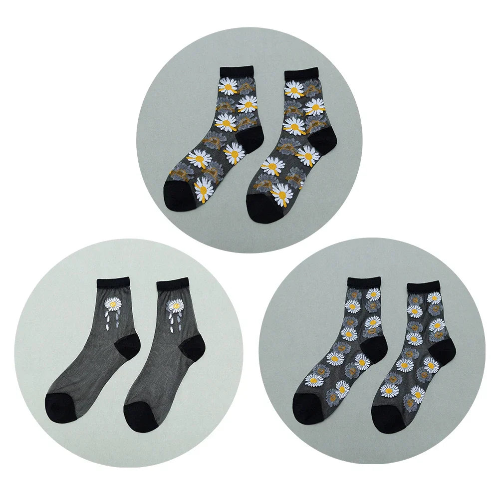 A Bloomy Summer Socks