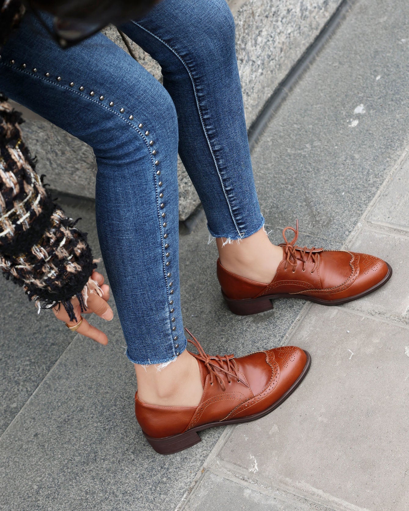 Business casual Lace-up Brogues Shoes