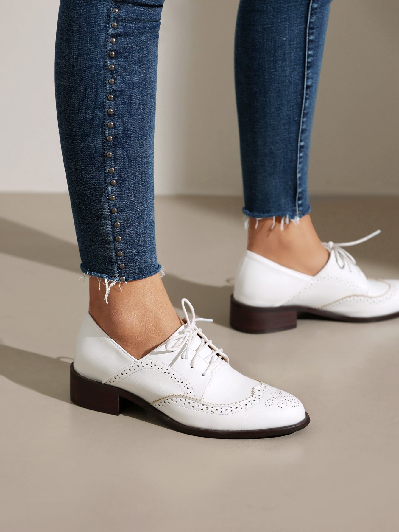 Business casual Lace-up Brogues Shoes