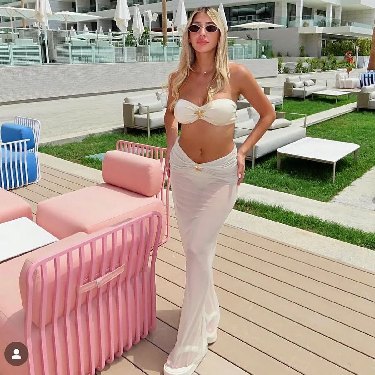 3-Piece Maxi Crochet Layer