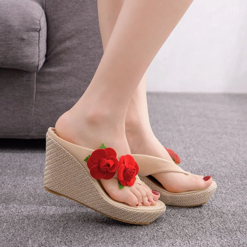 Guess I'm Not Shy Wedges Sandals