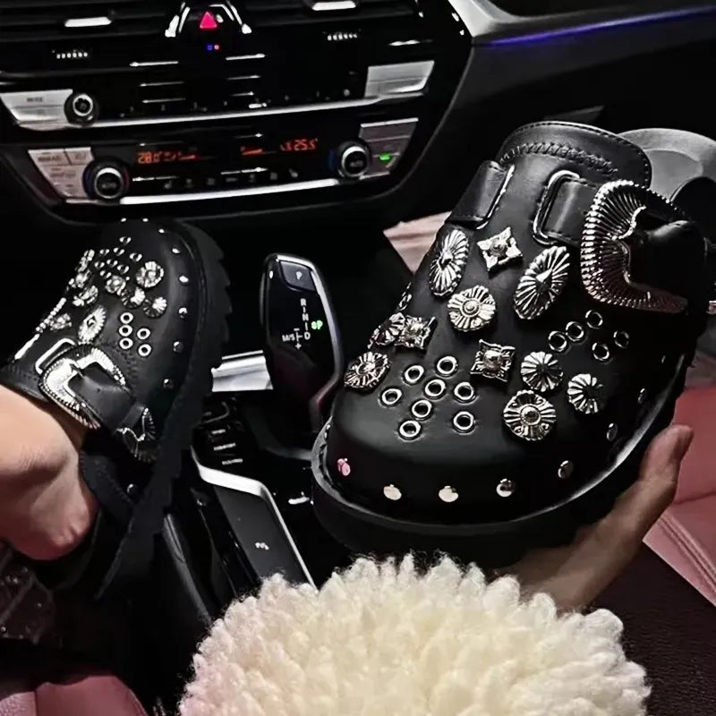 Our Night Is Sparkling Mules Shoes
