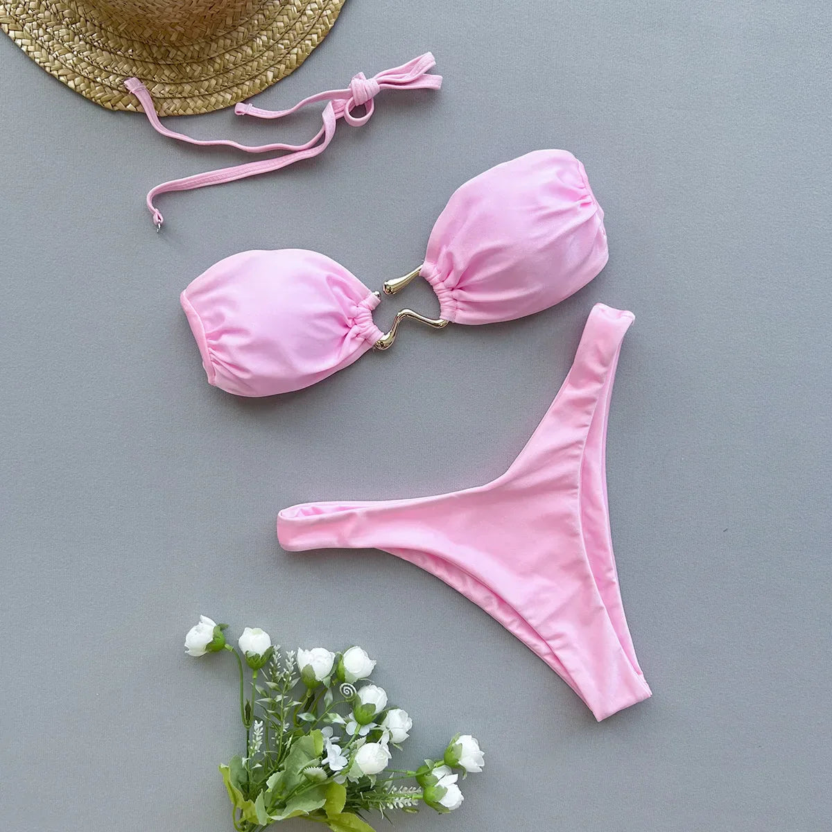 A Candy-Colored Clown Swimsuit