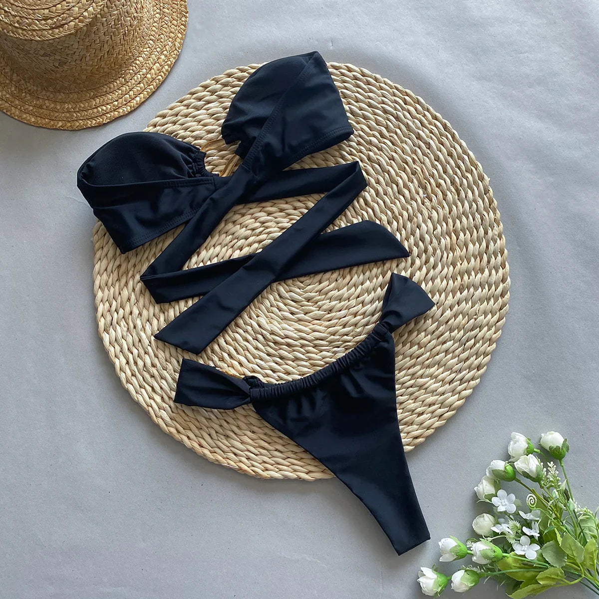 Very Well Lookin' Back Bandeau Bikini