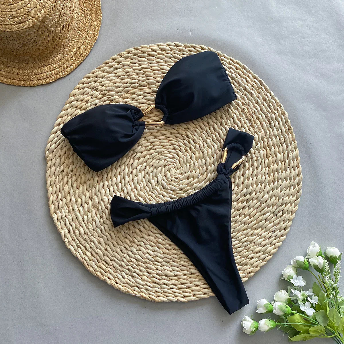Very Well Lookin' Back Bandeau Bikini
