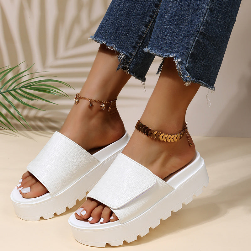 Waterproof Top Velcro Adjustment Sandals