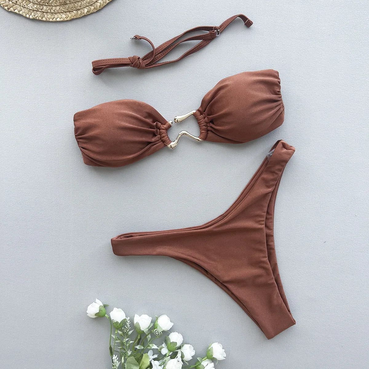 A Candy-Colored Clown Swimsuit