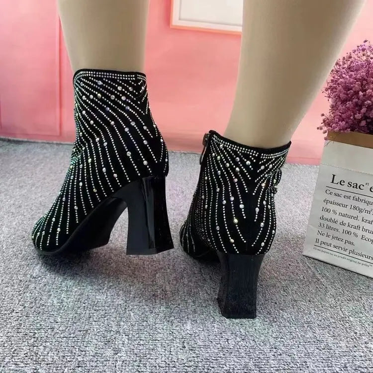 Paint Me On Your Tattoo Ankle Boots
